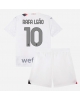 AC Milan Rafael Leao #10 Bortatröja Barn 2023-24 Kortärmad (+ Korta byxor)