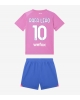 AC Milan Rafael Leao #10 Tredjeställ Barn 2023-24 Kortärmad (+ Korta byxor)