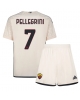 AS Roma Lorenzo Pellegrini #7 Bortatröja Barn 2023-24 Kortärmad (+ Korta byxor)