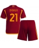 AS Roma Paulo Dybala #21 Hemmatröja Barn 2023-24 Kortärmad (+ Korta byxor)
