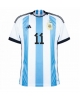 Argentina Angel Di Maria #11 Hemmatröja Män VM 2022 Kortärmad