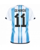Argentina Angel Di Maria #11 Hemmatröja Män VM 2022 Kortärmad