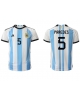 Argentina Leandro Paredes #5 Hemmatröja Män VM 2022 Kortärmad
