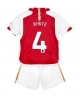 Arsenal Benjamin White #4 Hemmatröja Barn 2023-24 Kortärmad (+ Korta byxor)