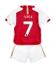 Arsenal Bukayo Saka #7 Hemmatröja Barn 2023-24 Kortärmad (+ Korta byxor)