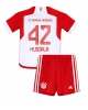 Bayern Munich Jamal Musiala #42 Hemmatröja Barn 2023-24 Kortärmad (+ Korta byxor)