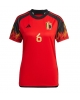 Belgien Axel Witsel #6 Hemmatröja Kvinnor VM 2022 Kortärmad