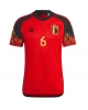 Belgien Axel Witsel #6 Hemmatröja Män VM 2022 Kortärmad