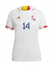 Belgien Dries Mertens #14 Bortatröja Kvinnor VM 2022 Kortärmad