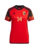 Belgien Dries Mertens #14 Hemmatröja Kvinnor VM 2022 Kortärmad