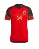 Belgien Dries Mertens #14 Hemmatröja Män VM 2022 Kortärmad