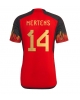 Belgien Dries Mertens #14 Hemmatröja Män VM 2022 Kortärmad