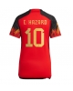 Belgien Eden Hazard #10 Hemmatröja Kvinnor VM 2022 Kortärmad