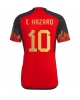 Belgien Eden Hazard #10 Hemmatröja Män VM 2022 Kortärmad