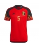 Belgien Jan Vertonghen #5 Hemmatröja Män VM 2022 Kortärmad