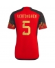 Belgien Jan Vertonghen #5 Hemmatröja Män VM 2022 Kortärmad