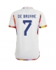 Belgien Kevin De Bruyne #7 Bortatröja Män VM 2022 Kortärmad