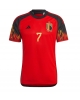 Belgien Kevin De Bruyne #7 Hemmatröja Män VM 2022 Kortärmad