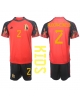 Belgien Toby Alderweireld #2 Hemmatröja Barn VM 2022 Kortärmad (+ Korta byxor)