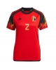 Belgien Toby Alderweireld #2 Hemmatröja Kvinnor VM 2022 Kortärmad