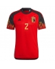 Belgien Toby Alderweireld #2 Hemmatröja Män VM 2022 Kortärmad