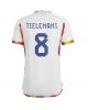 Belgien Youri Tielemans #8 Bortatröja Män VM 2022 Kortärmad