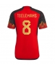 Belgien Youri Tielemans #8 Hemmatröja Män VM 2022 Kortärmad
