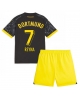 Borussia Dortmund Giovanni Reyna #7 Bortatröja Barn 2023-24 Kortärmad (+ Korta byxor)