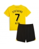 Borussia Dortmund Giovanni Reyna #7 Hemmatröja Barn 2023-24 Kortärmad (+ Korta byxor)