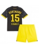 Borussia Dortmund Mats Hummels #15 Bortatröja Barn 2023-24 Kortärmad (+ Korta byxor)