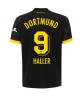 Borussia Dortmund Sebastien Haller #9 Bortatröja 2023-24 Kortärmad