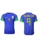 Brasilien Richarlison #9 Bortatröja Män VM 2022 Kortärmad