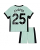 Chelsea Moises Caicedo #25 Tredjeställ Barn 2023-24 Kortärmad (+ Korta byxor)