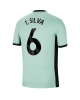 Chelsea Thiago Silva #6 Tredje Tröja 2023-24 Kortärmad