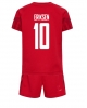 Danmark Christian Eriksen #10 Hemmatröja Barn VM 2022 Kortärmad (+ Korta byxor)