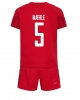 Danmark Joakim Maehle #5 Hemmatröja Barn VM 2022 Kortärmad (+ Korta byxor)