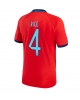 England Declan Rice #4 Bortatröja Män VM 2022 Kortärmad