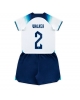 England Kyle Walker #2 Hemmatröja Barn VM 2022 Kortärmad (+ Korta byxor)