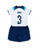 England Luke Shaw #3 Hemmatröja Barn VM 2022 Kortärmad (+ Korta byxor)