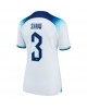 England Luke Shaw #3 Hemmatröja Kvinnor VM 2022 Kortärmad