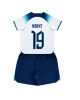 England Mason Mount #19 Hemmatröja Barn VM 2022 Kortärmad (+ Korta byxor)