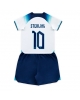 England Raheem Sterling #10 Hemmatröja Barn VM 2022 Kortärmad (+ Korta byxor)