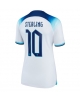 England Raheem Sterling #10 Hemmatröja Kvinnor VM 2022 Kortärmad