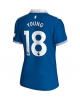 Everton Ashley Young #18 Hemmatröja Kvinnor 2023-24 Kortärmad