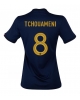 Frankrike Aurelien Tchouameni #8 Hemmatröja Kvinnor VM 2022 Kortärmad