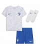 Frankrike Benjamin Pavard #2 Bortatröja Barn VM 2022 Kortärmad (+ Korta byxor)