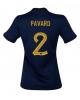 Frankrike Benjamin Pavard #2 Hemmatröja Kvinnor VM 2022 Kortärmad