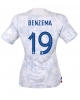Frankrike Karim Benzema #19 Bortatröja Kvinnor VM 2022 Kortärmad