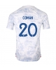 Frankrike Kingsley Coman #20 Bortatröja Män VM 2022 Kortärmad