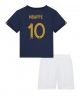 Frankrike Kylian Mbappe #10 Hemmatröja Barn VM 2022 Kortärmad (+ Korta byxor)